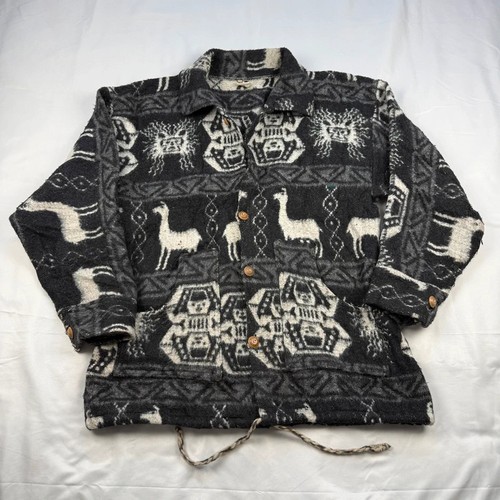 Vintage alpaca jacket - men's, xl