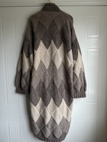 Vintage hand knit jacob wool - vintage,