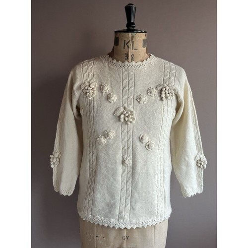 Vintage cable knit jumper - vintage,
