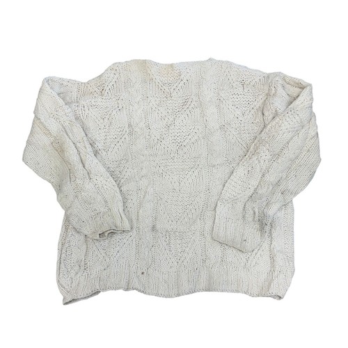 Vintage aran cable knit jumper - vintage,