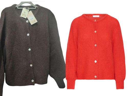 Sorbet gulvig knit cardigan - gulvig,