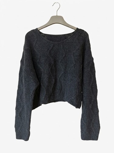 Pure wool cable open - cable, open-knit