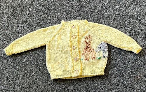 Handknitted months baby - handknitted, 0-3