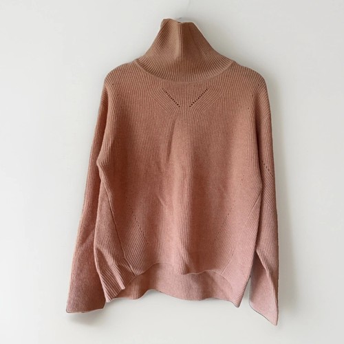 Pure wool high neck jumper - pure,