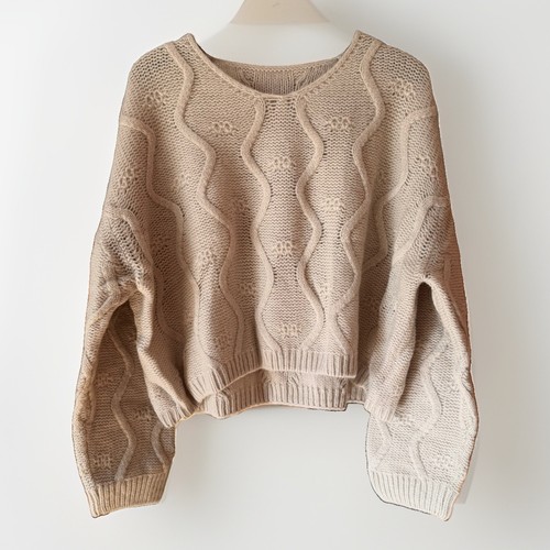Pure wool chunky knit jumper - knit,