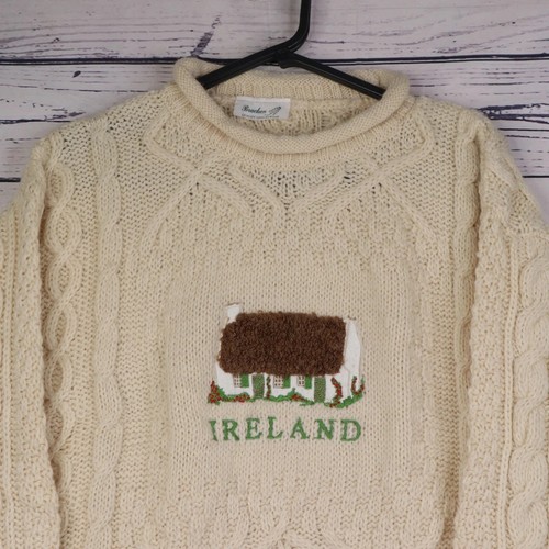 Bracken aran wool knit - aran,