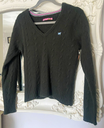 Joules khaki cable - joules, cable-knit
