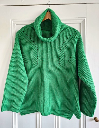 Fat face green - face, knit
