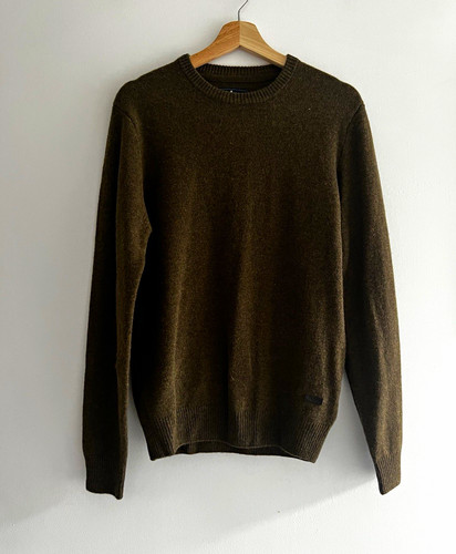 Barbour men brown wool - men's,