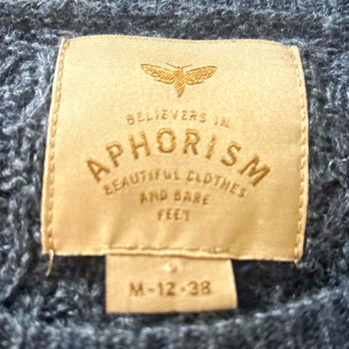 Aphorism grey cable - aphorism, cable-knit