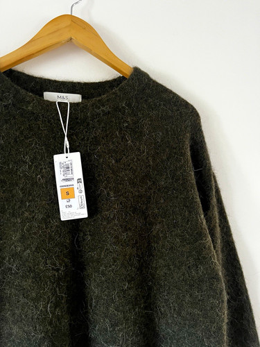 Wool alpaca blend jumper - m&s,