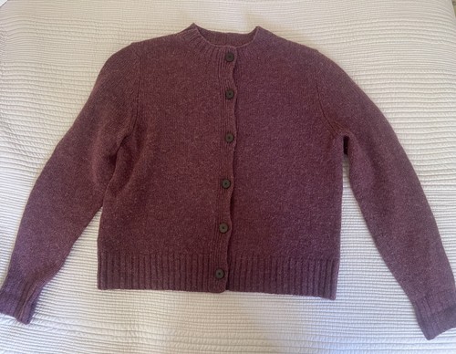 Toast wool heather cardigan - wool,