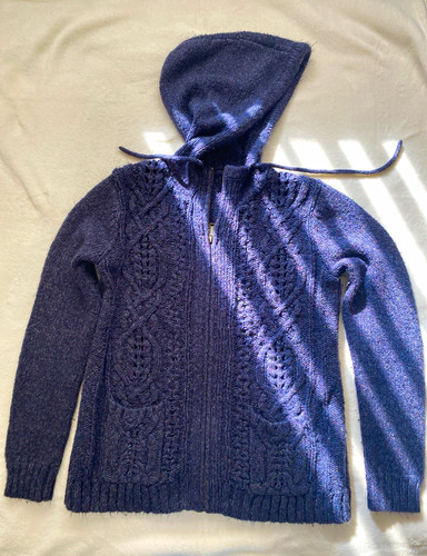 Fatface blue cable - fatface, hooded