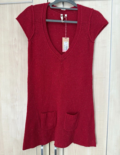 White stuff red - red, knit