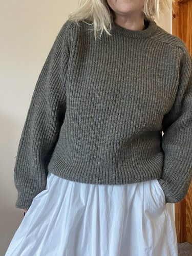 100 wool ribbed - wool, fisherman