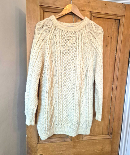 Hand knit aran - aran, men’s