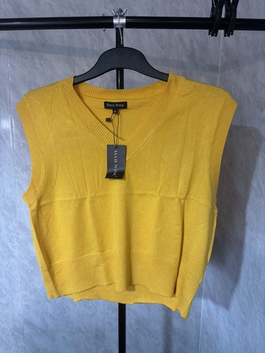 Barry wang knitted sleeveless - barry,