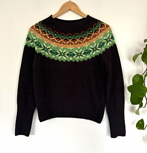 Toast fair isle yoke - toast,