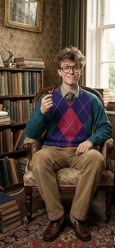 Lambs wool geek retro - geek, l