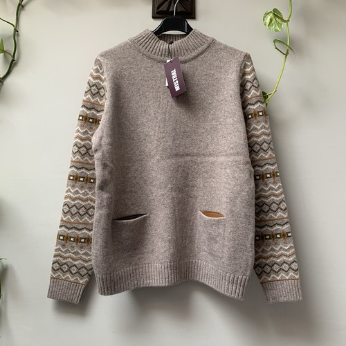 Mistral donegal sleeve jumper - sleeve,