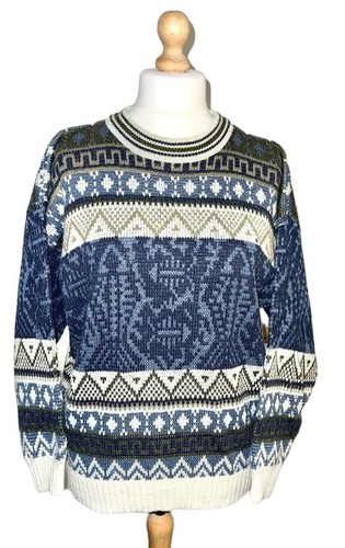 Vtg fair isle - jargon, wool