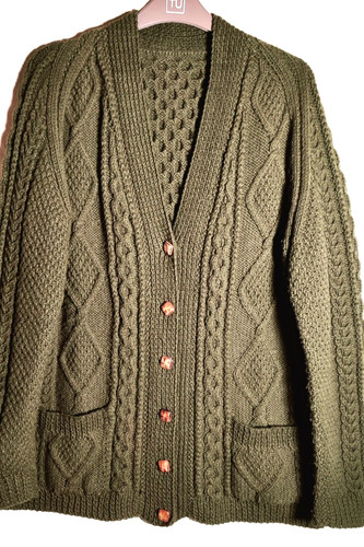 Ladies olive green heavier