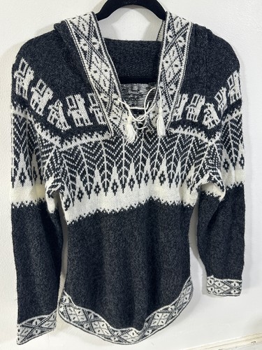 Vintage peruvian wool jumper - vintage,