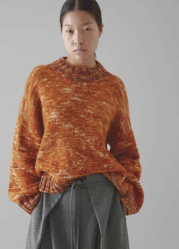 Toast space dyed wool sweater - dyed,