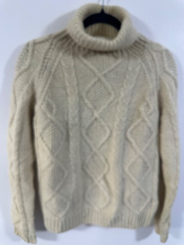 Hand knitted aran jumper size - knitted,